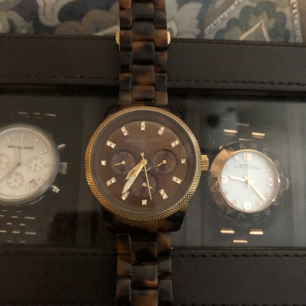 Tortoise and Good Michael Kors Watch